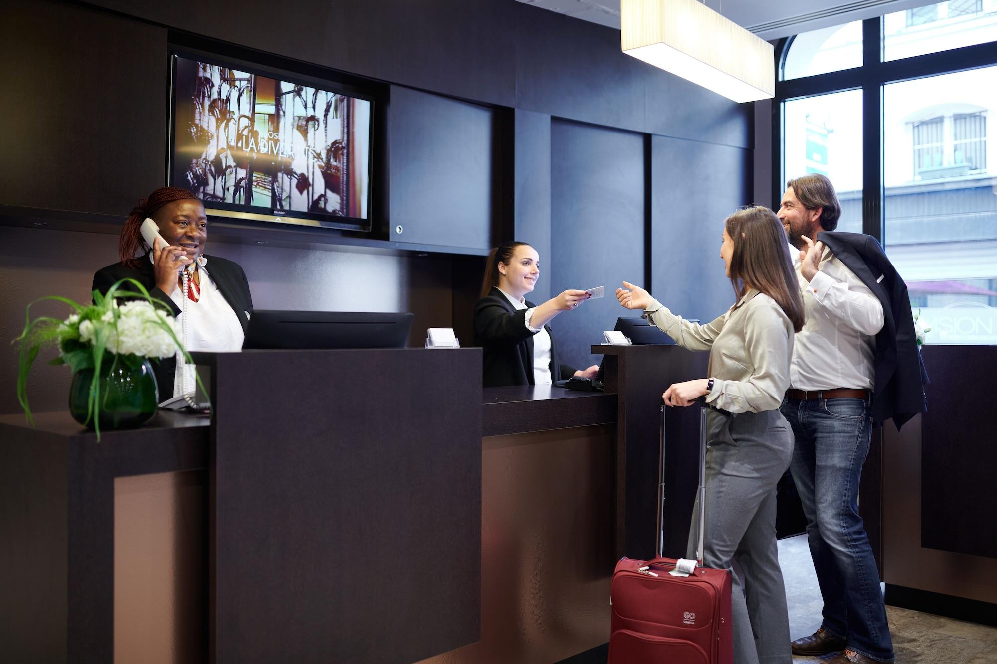 Vista Lobby Hôtel Vacances Bleues Provinces Opéra