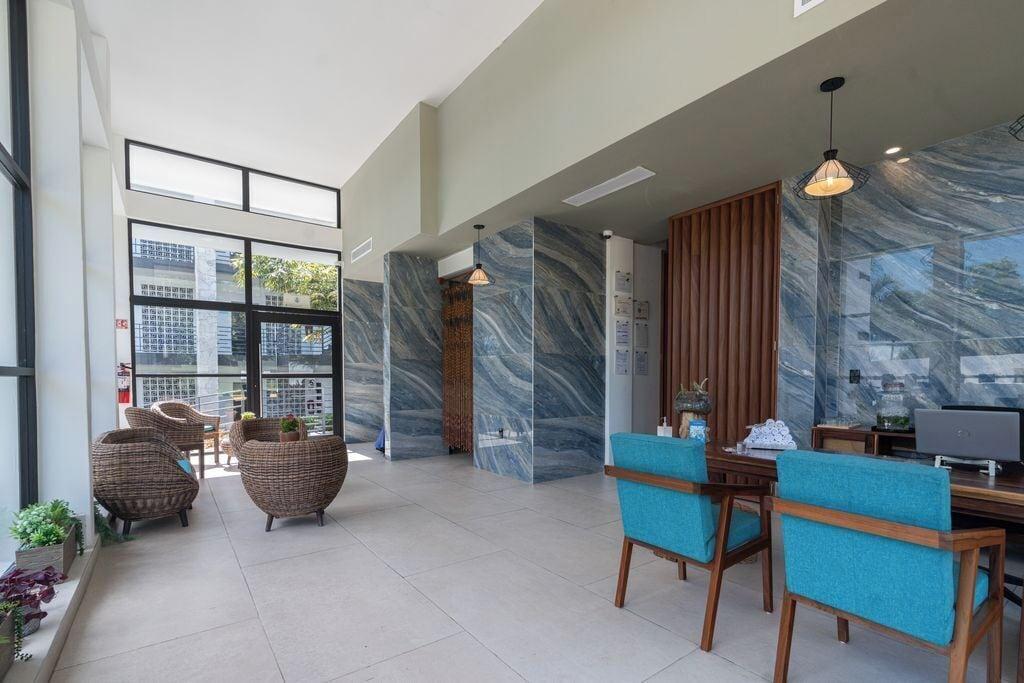 Vista Lobby Cristalino Lagoon Front Hotel Restaurant & SPA - Adults Only