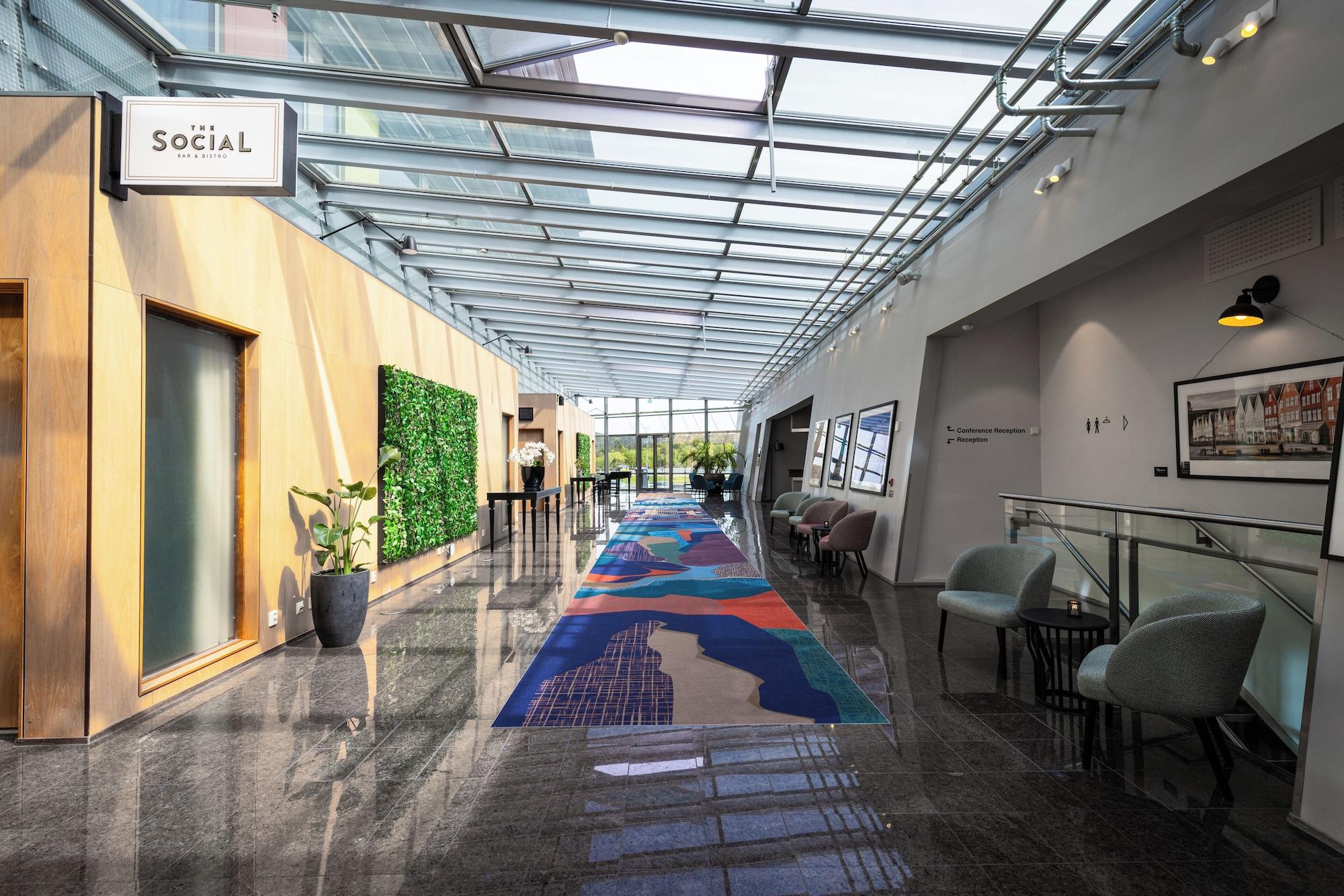Vista Lobby Clarion Hotel Bergen Airport Terminal