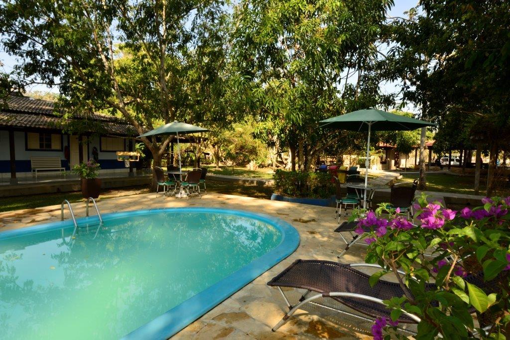 Vista Piscina Pousada Rio Claro