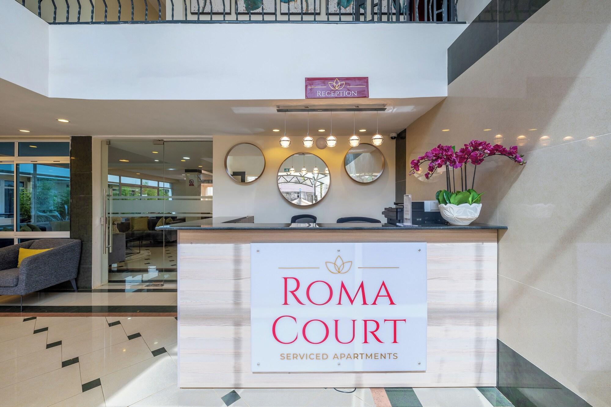 Vista Lobby Roma Courts Serviced Apartments