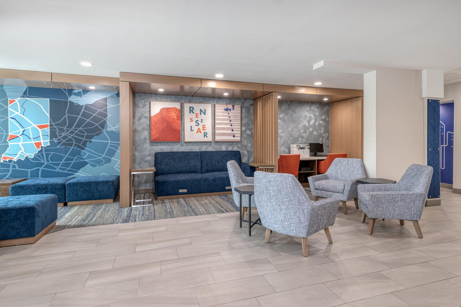 Vista Lobby Holiday Inn Express Rensselaer by IHG