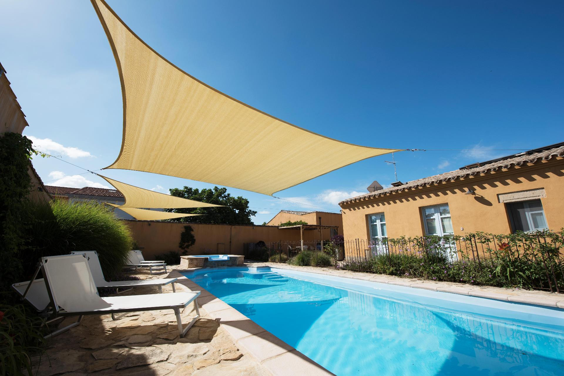 Vista Piscina Aquae Sinis Albergo Diffuso