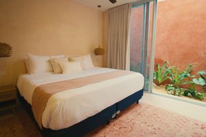 Alojamiento - El Iguano, beautiful room with interior Garden