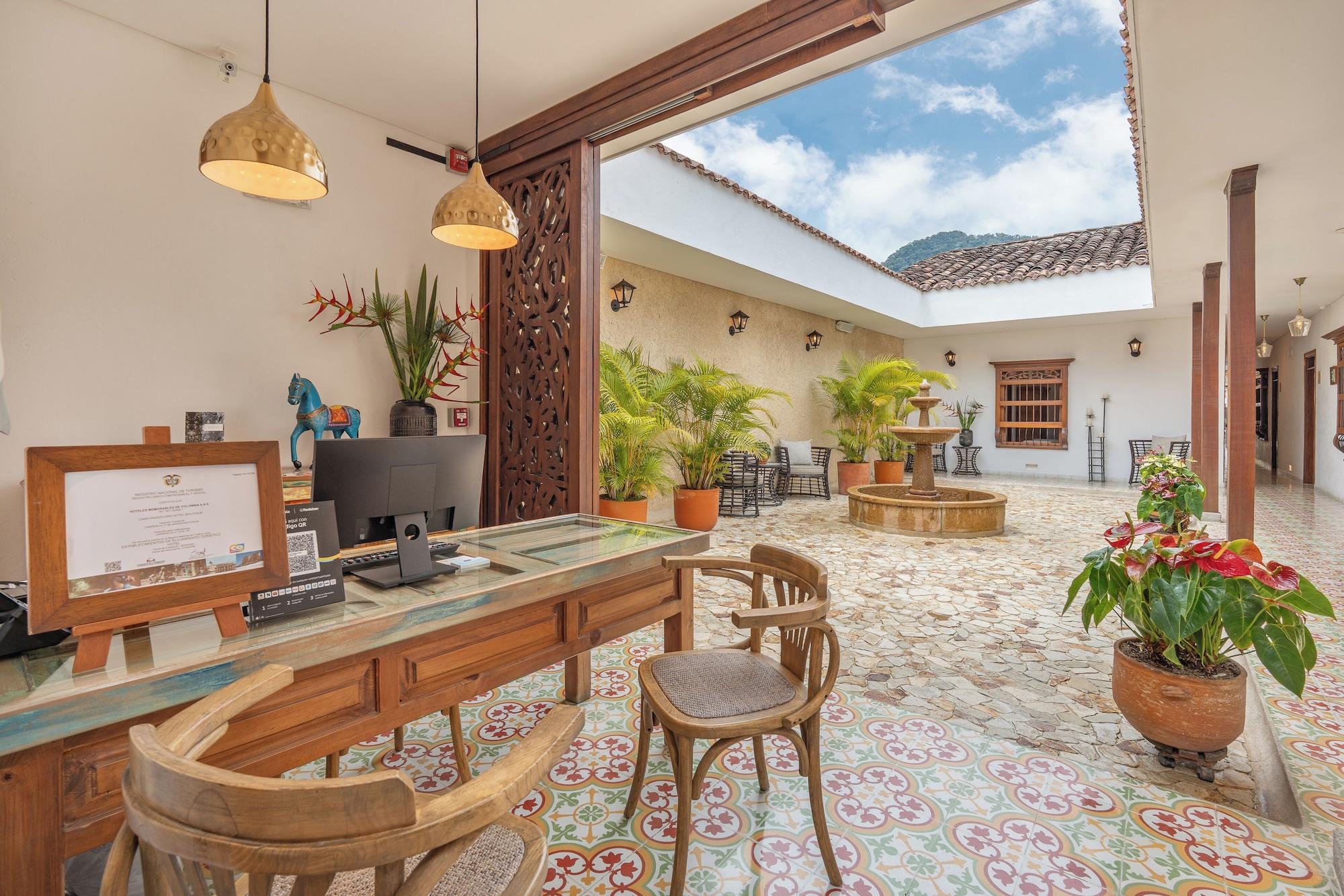 Vista Lobby Casa Passiflora Hotel Boutique - Jardin