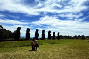 Actividad - Los 7 Guardianes del Pacífico: Recorrido de medio día a Ahu Akivi