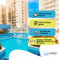 Hospedagens - Atrium Thermas Residence e Service