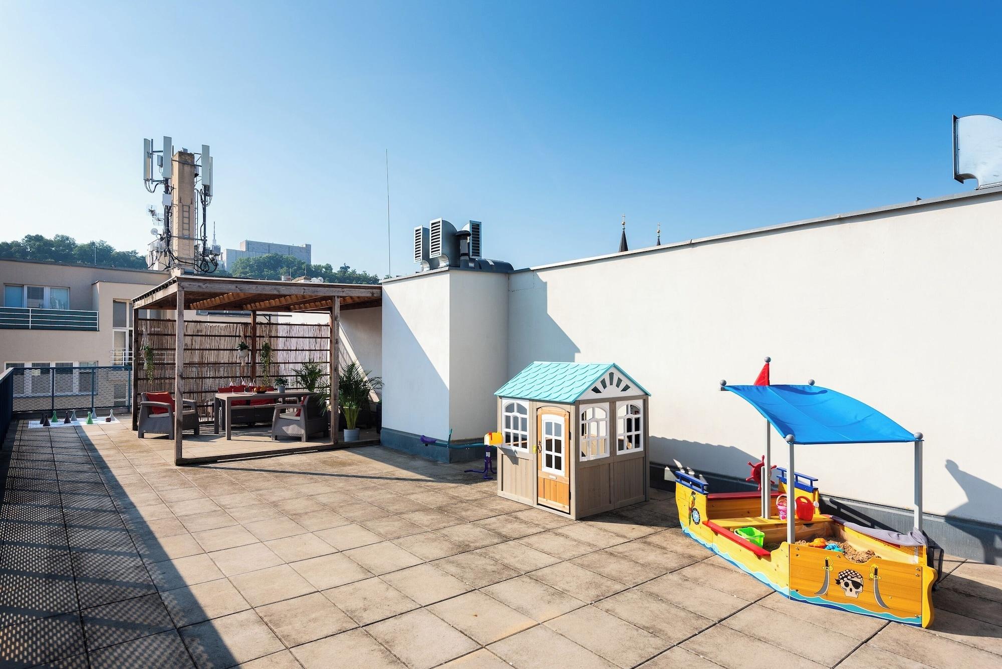 Comodidades do quarto Apart loft hotel in Karlin