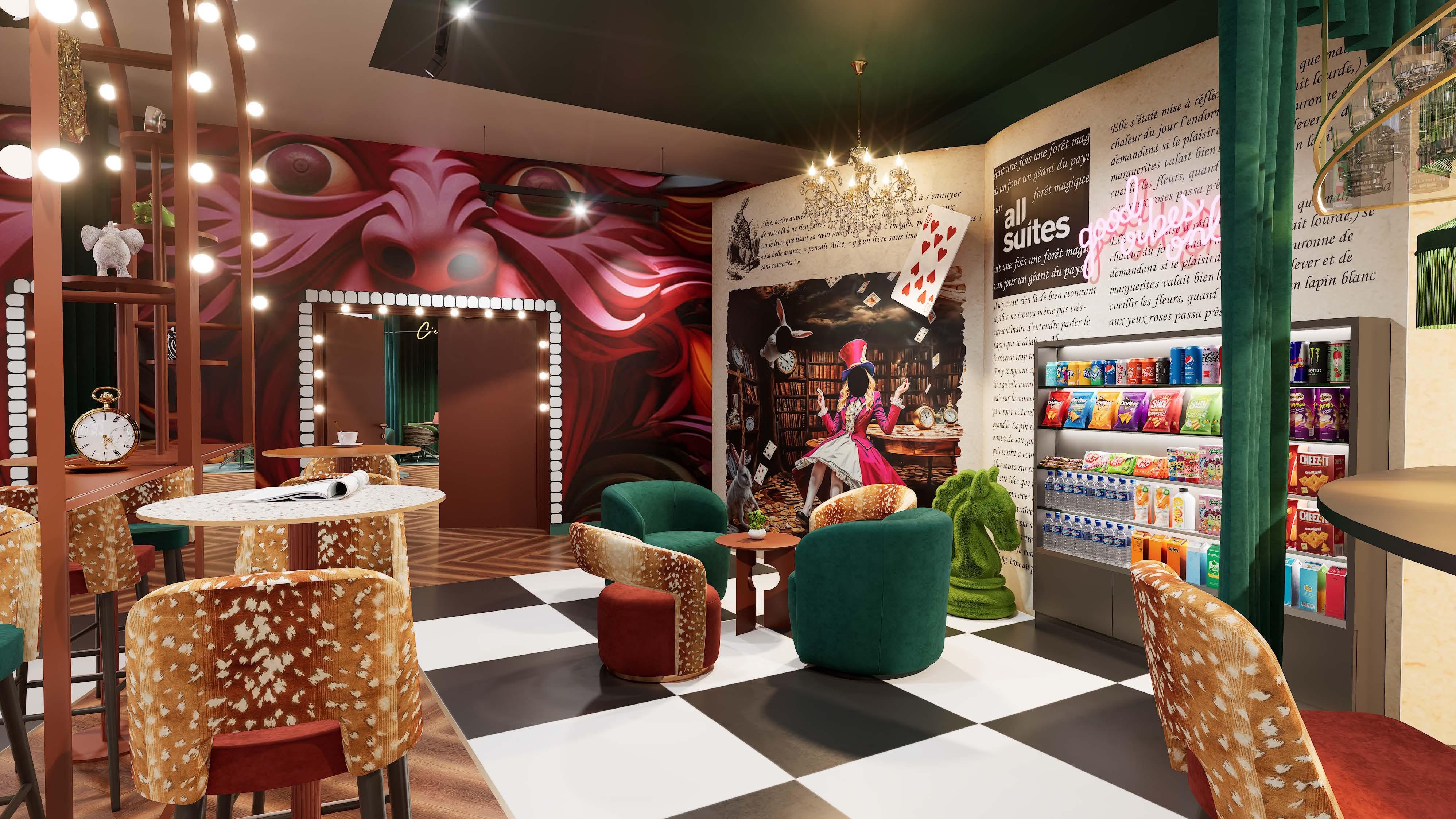 Bar/Salón All Suites | Val d’Europe near Disneyland Paris