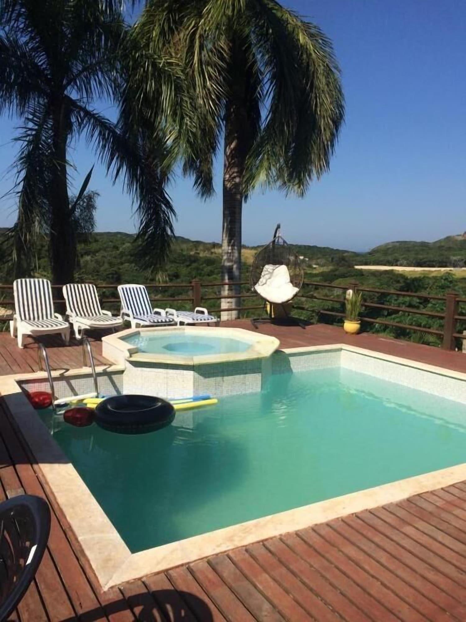 Vista Piscina Pousada Martito