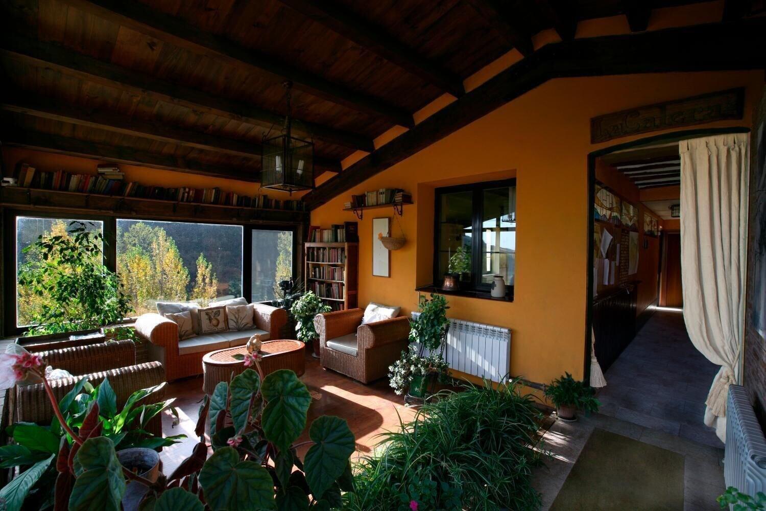 Vista Lobby Hostal Rural La Calera