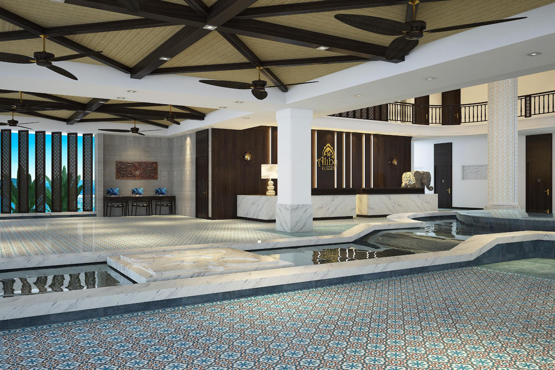 Vista Lobby Alibu Resort Nha Trang