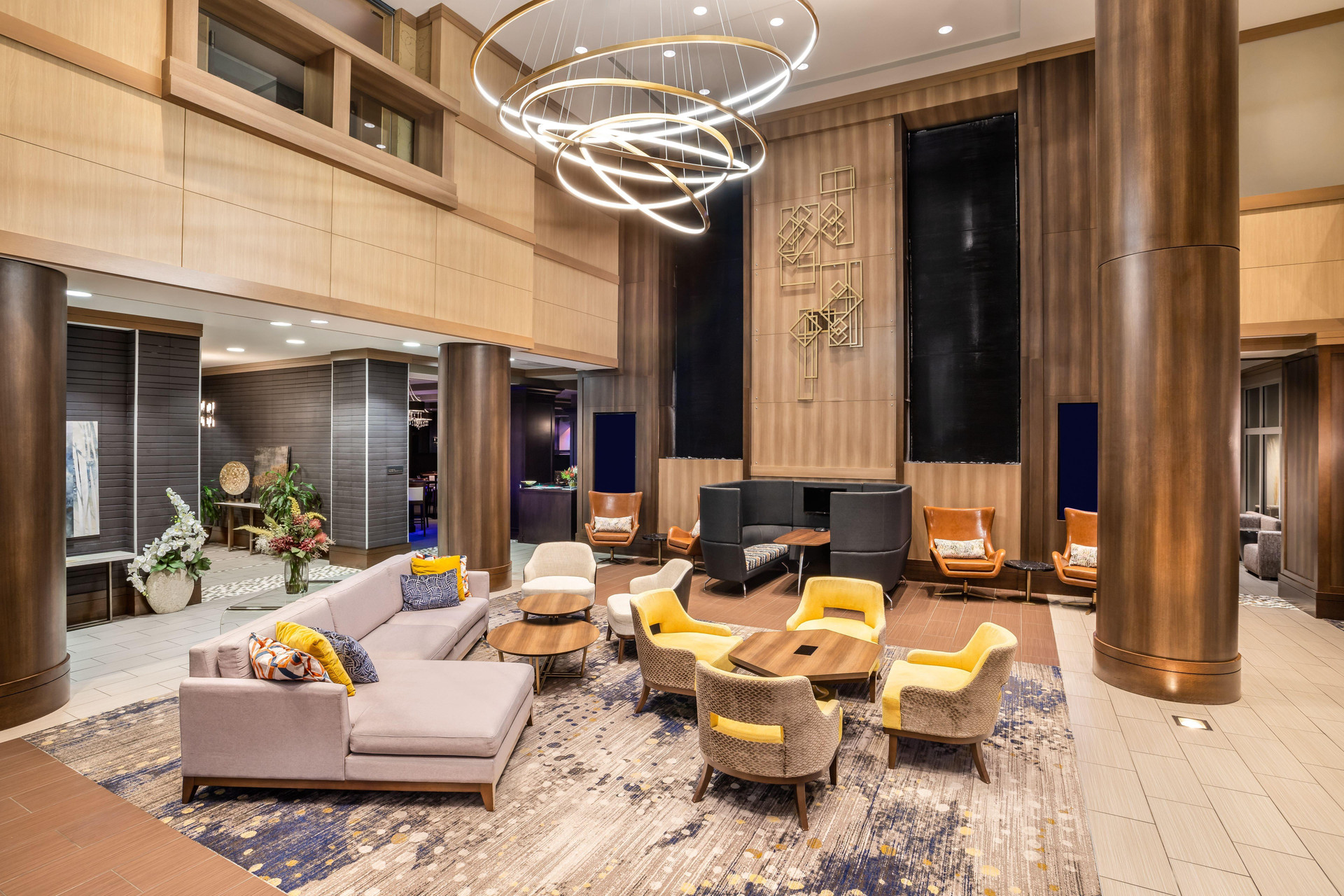 Vista Lobby Crowne Plaza SHENANDOAH - WOODLANDS AREA by IHG