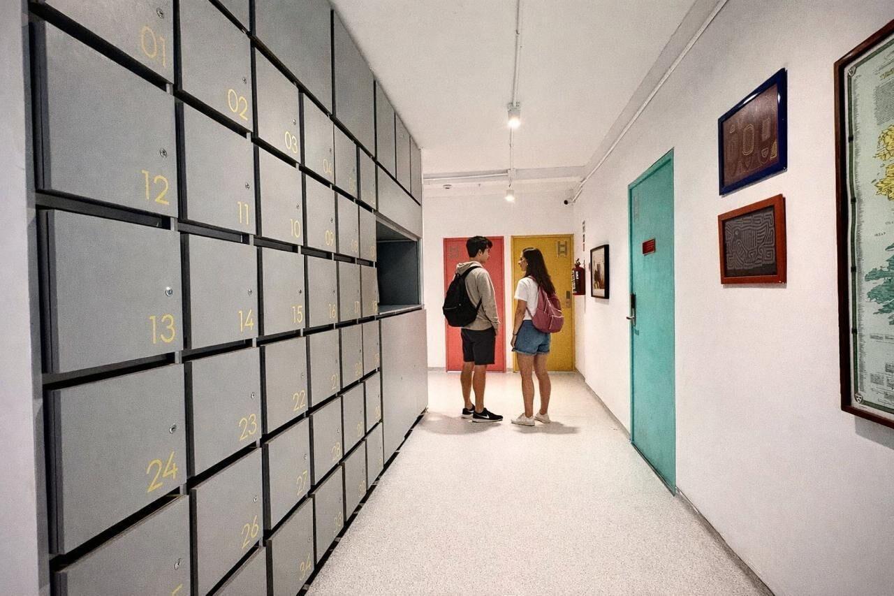 Vista Lobby Nube Mia Hostel