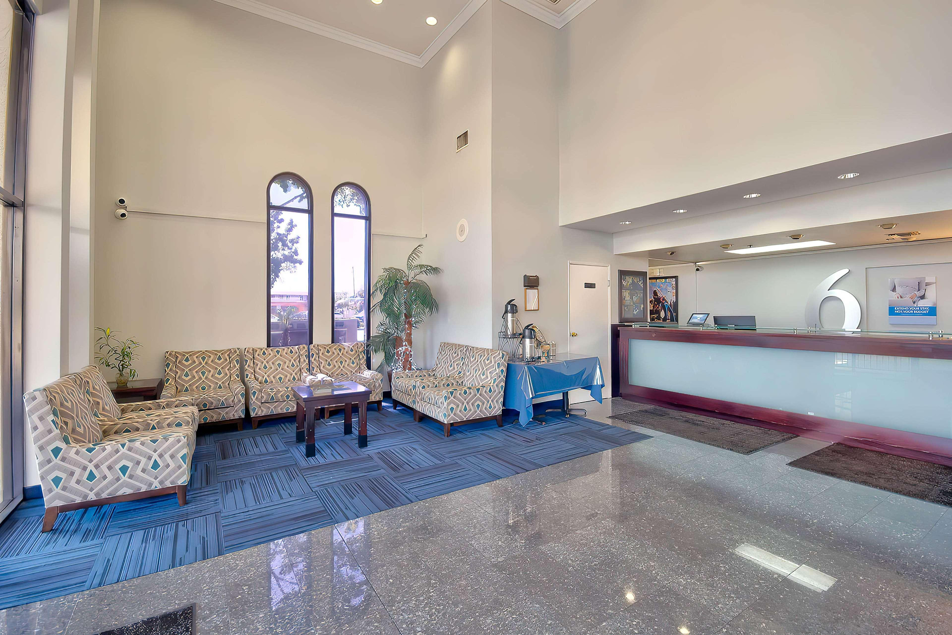 Vista Lobby Studio 6 Suites Lawndale, CA – South Bay