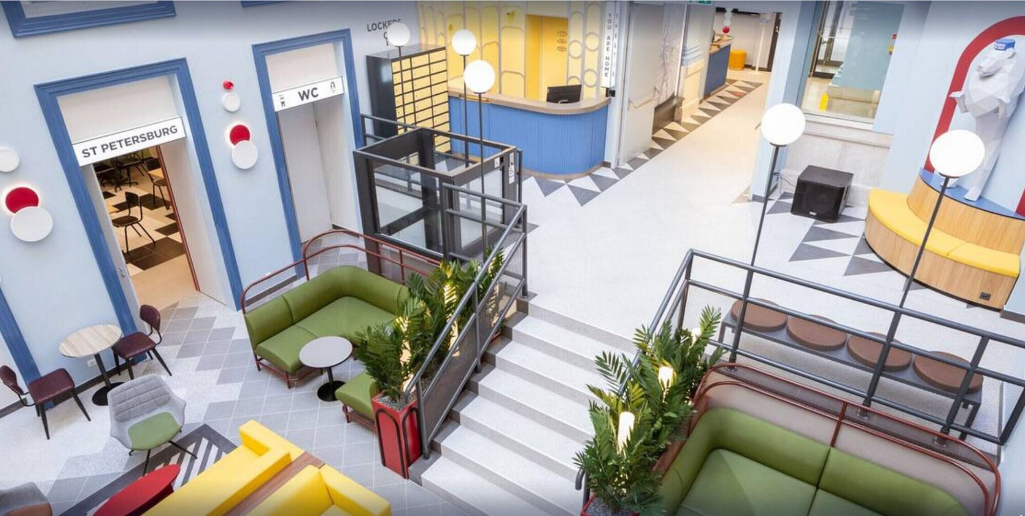 Vista Lobby Netizen Budapest Centre Hostel-hotel