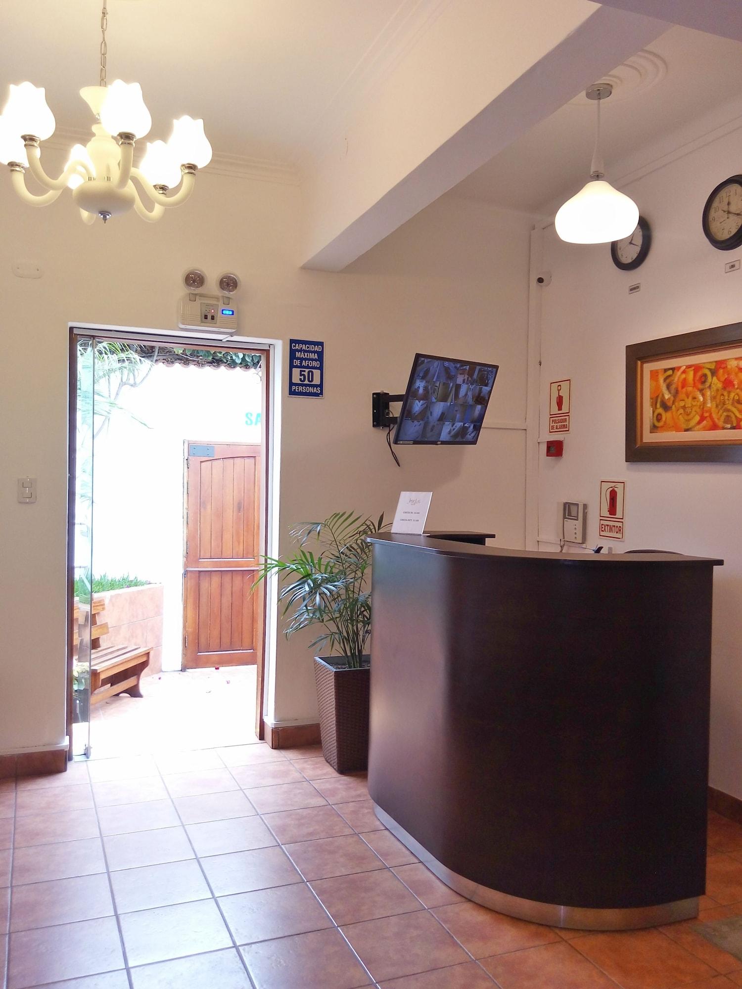 Vista Lobby Hostal Jose Luis