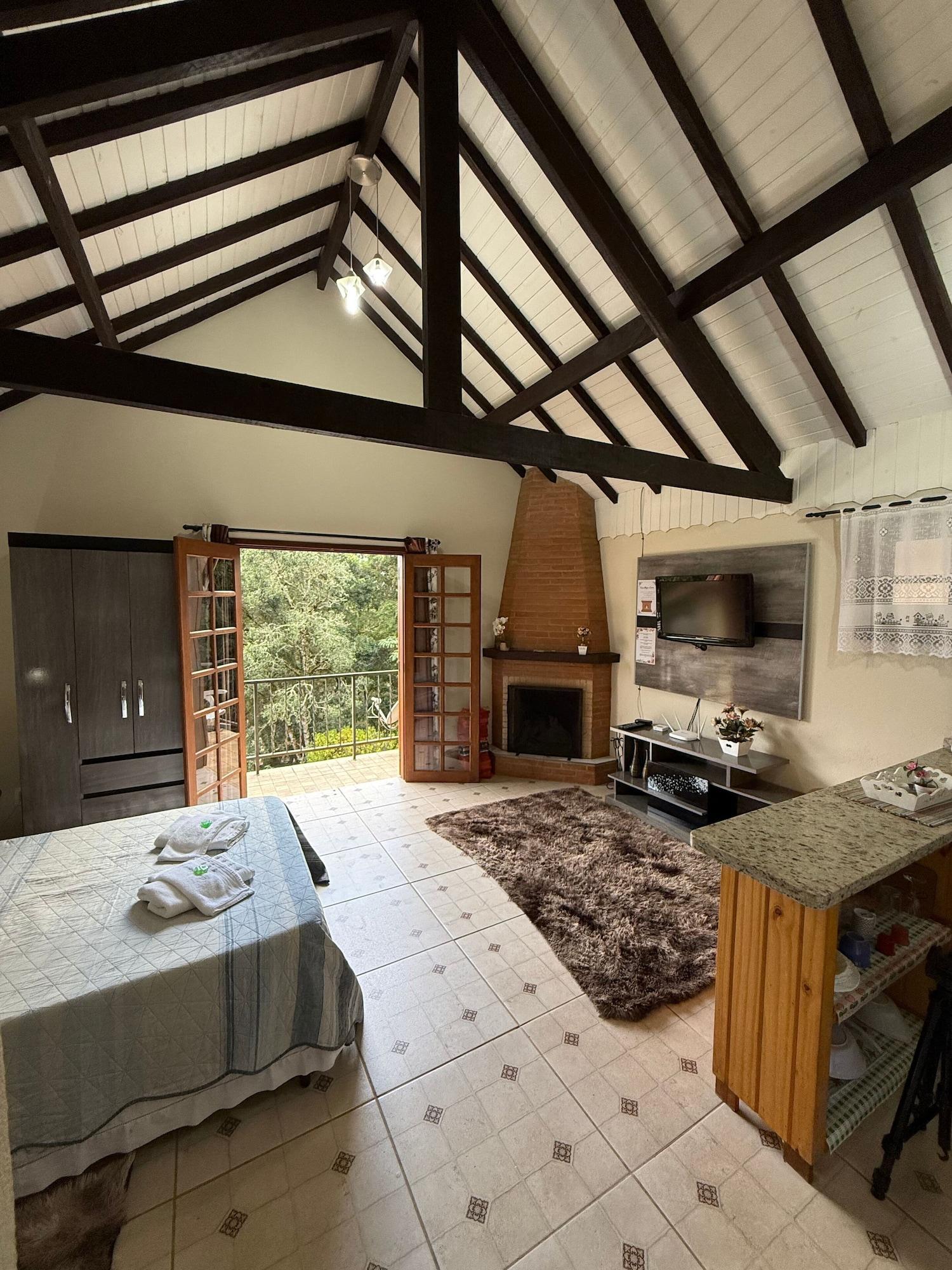 Equipamiento de Habitación Chalé Topázio