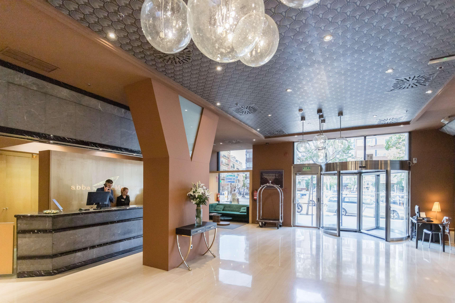 Vista Lobby Abba Madrid Hotel