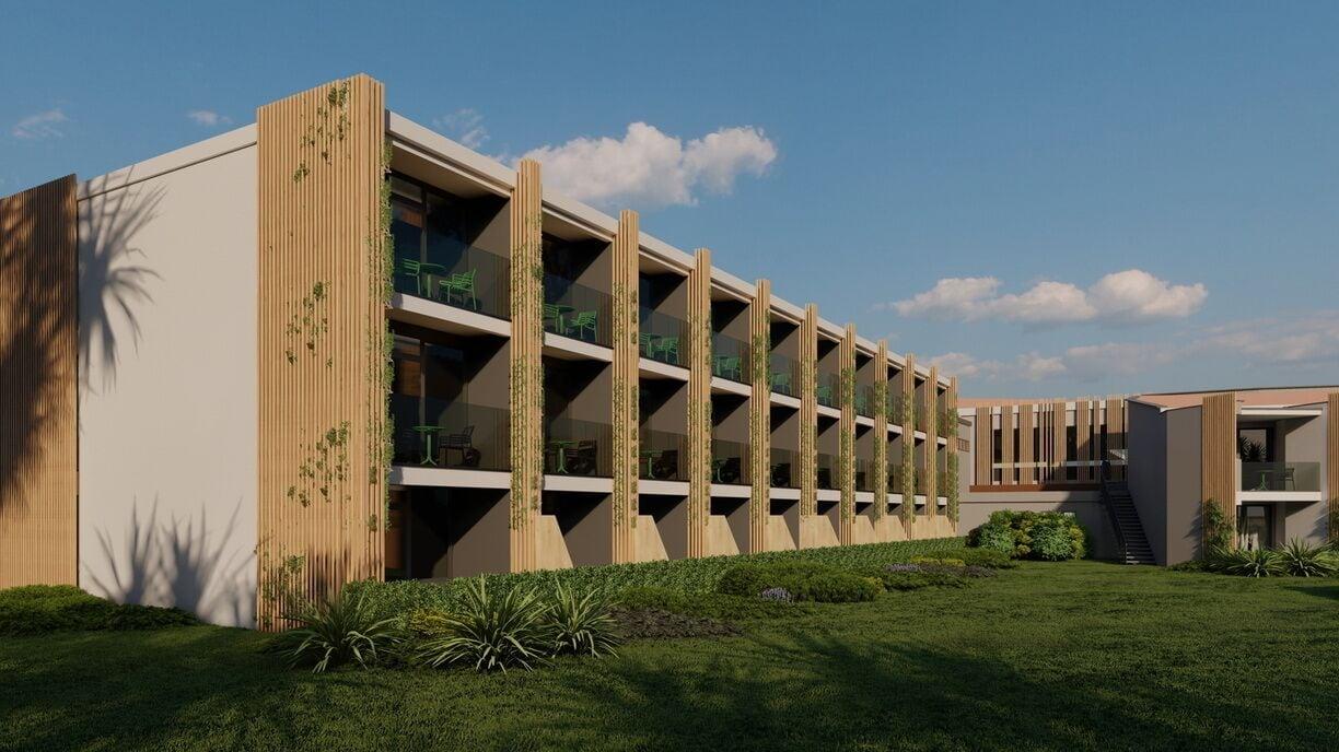 Vista Exterior Hotel Pelegrin Plava Laguna