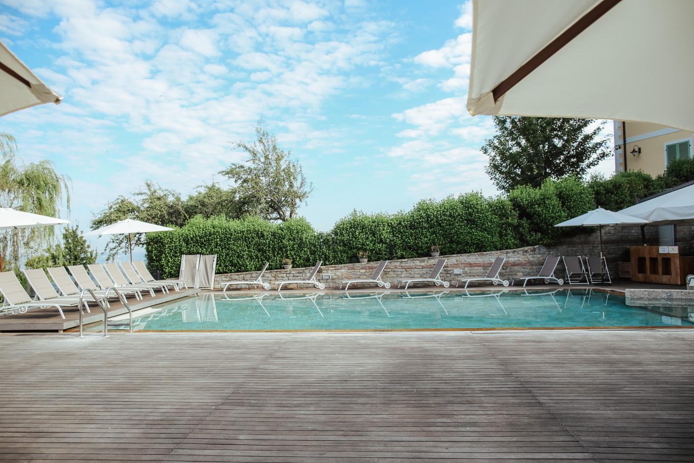 Vista Piscina Villa d'Amelia