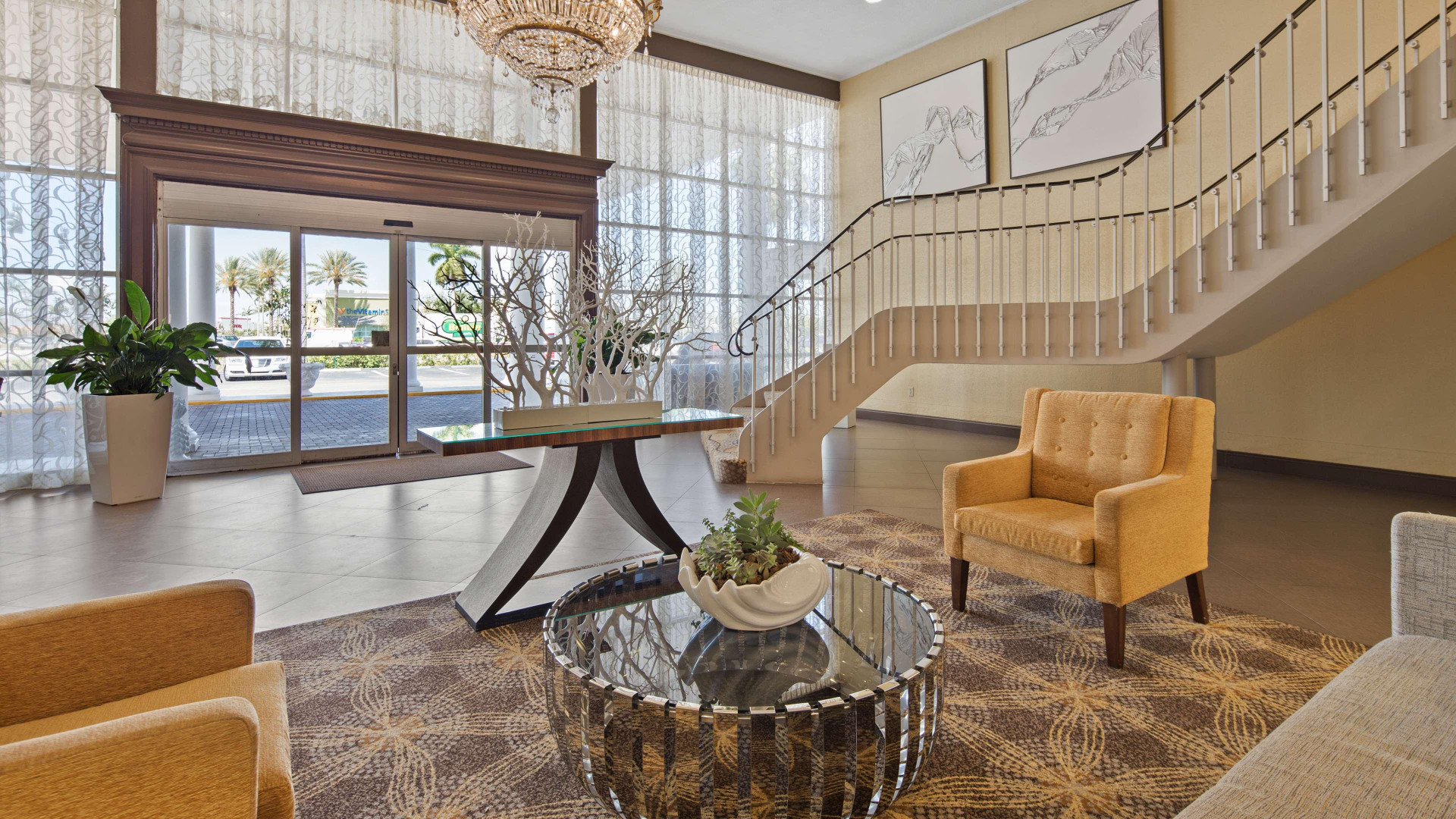 Vista Lobby Best Western Palm Beach Lakes