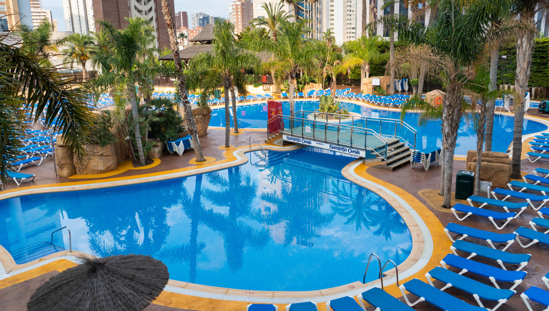 Vista Piscina Medplaya Hotel Flamingo Oasis