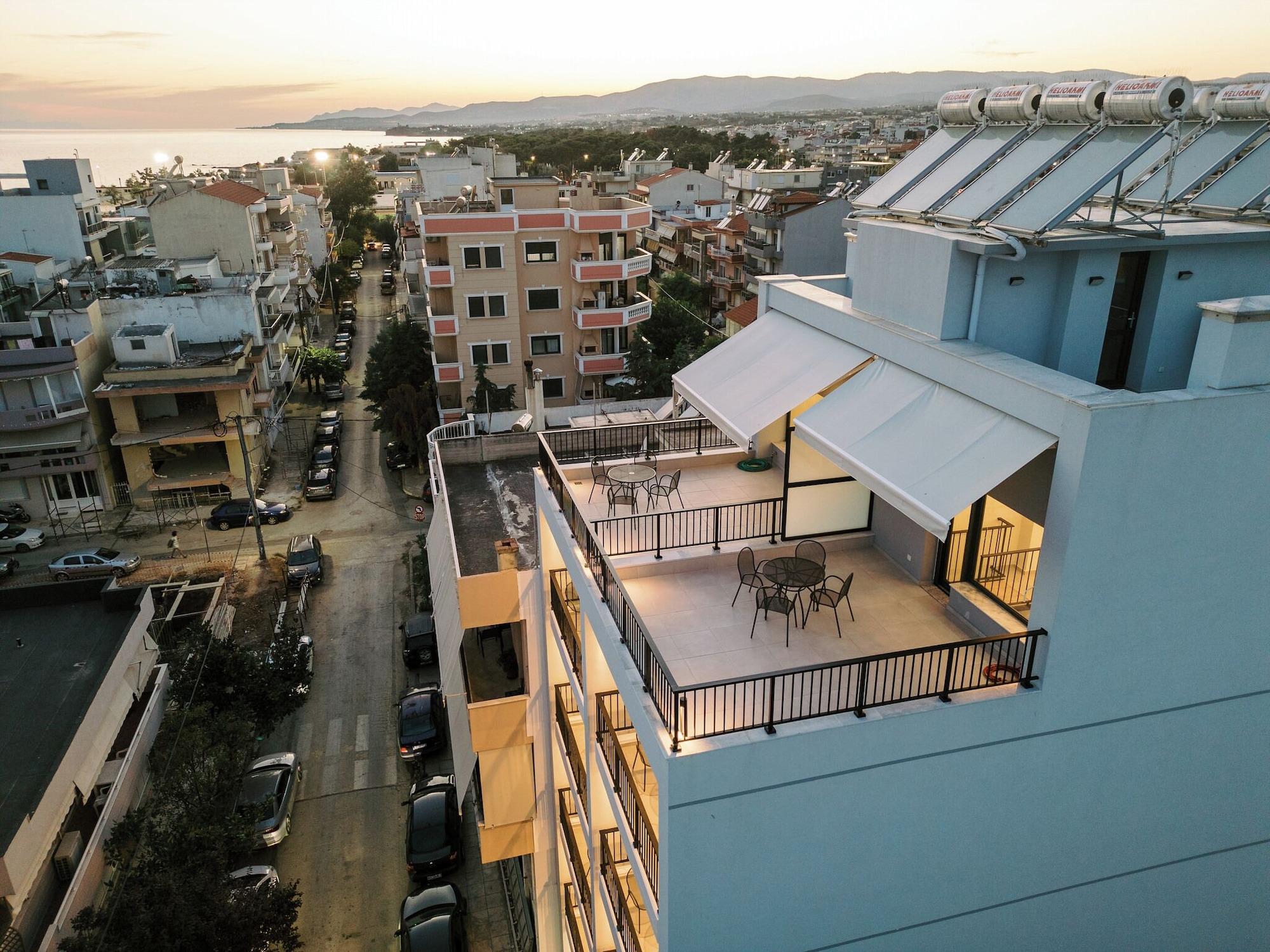 Vista Exterior Oktolia Suites