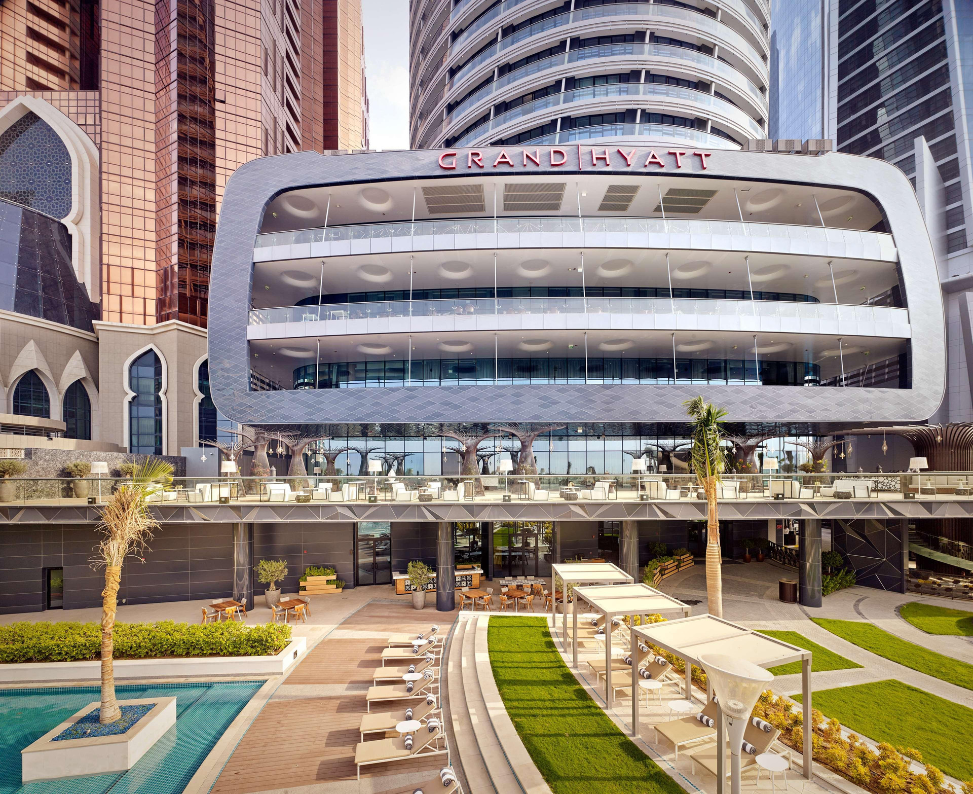 Vista Exterior Grand Hyatt Abu Dhabi Hotel And Residences Emirates Pearl