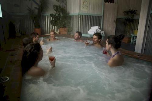 Vista Piscina Chalet Sonnenhof