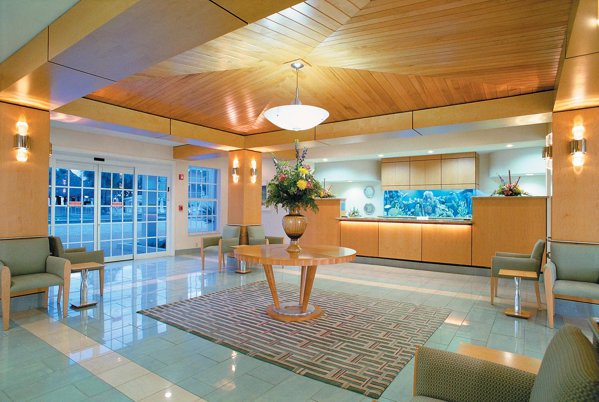 Vista Lobby Sandcastle Resort at Lido Beach