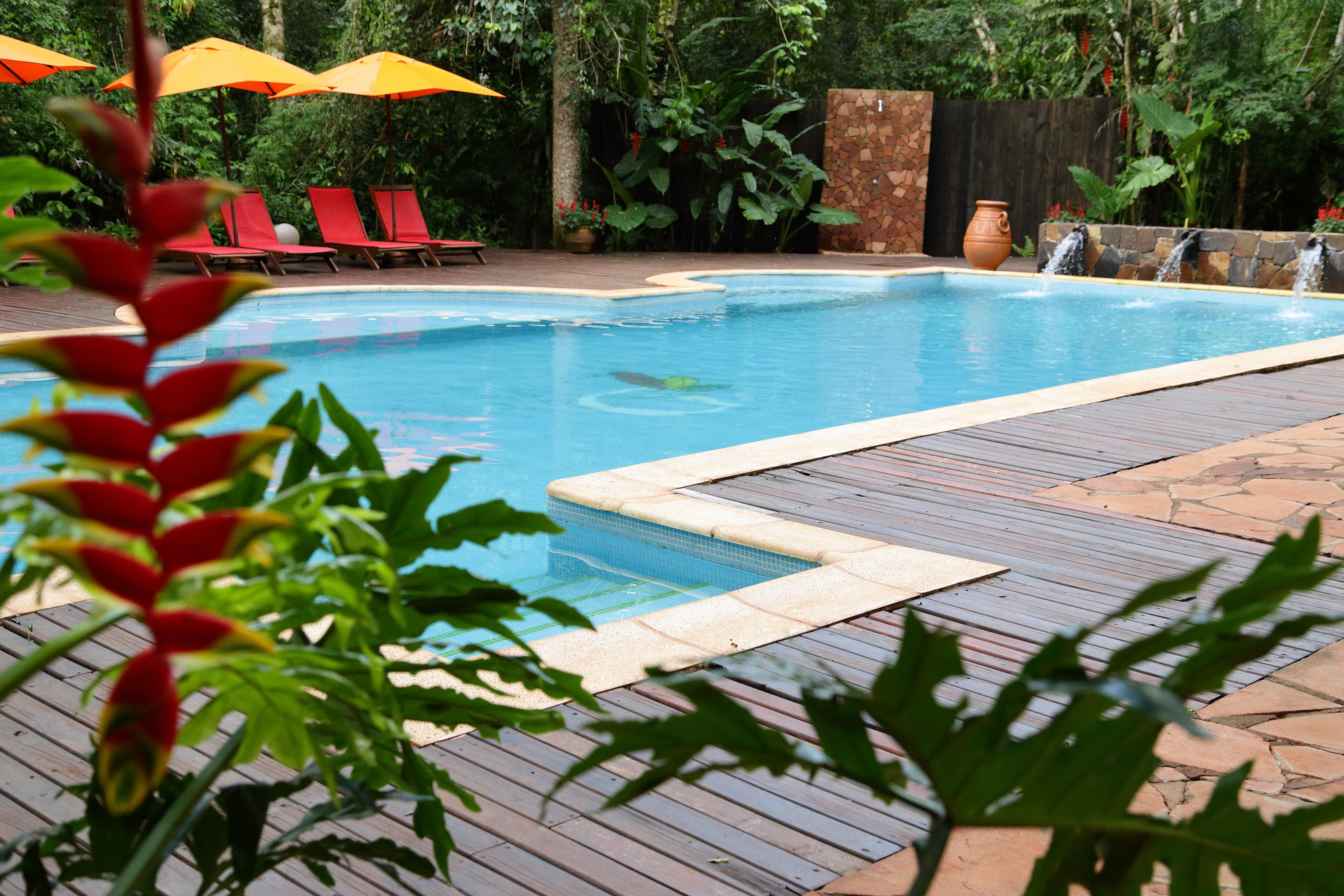 Vista Piscina Tierra Guaraní Lodge