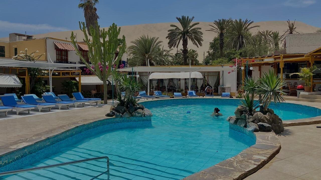 Vista Piscina Hostería Suiza