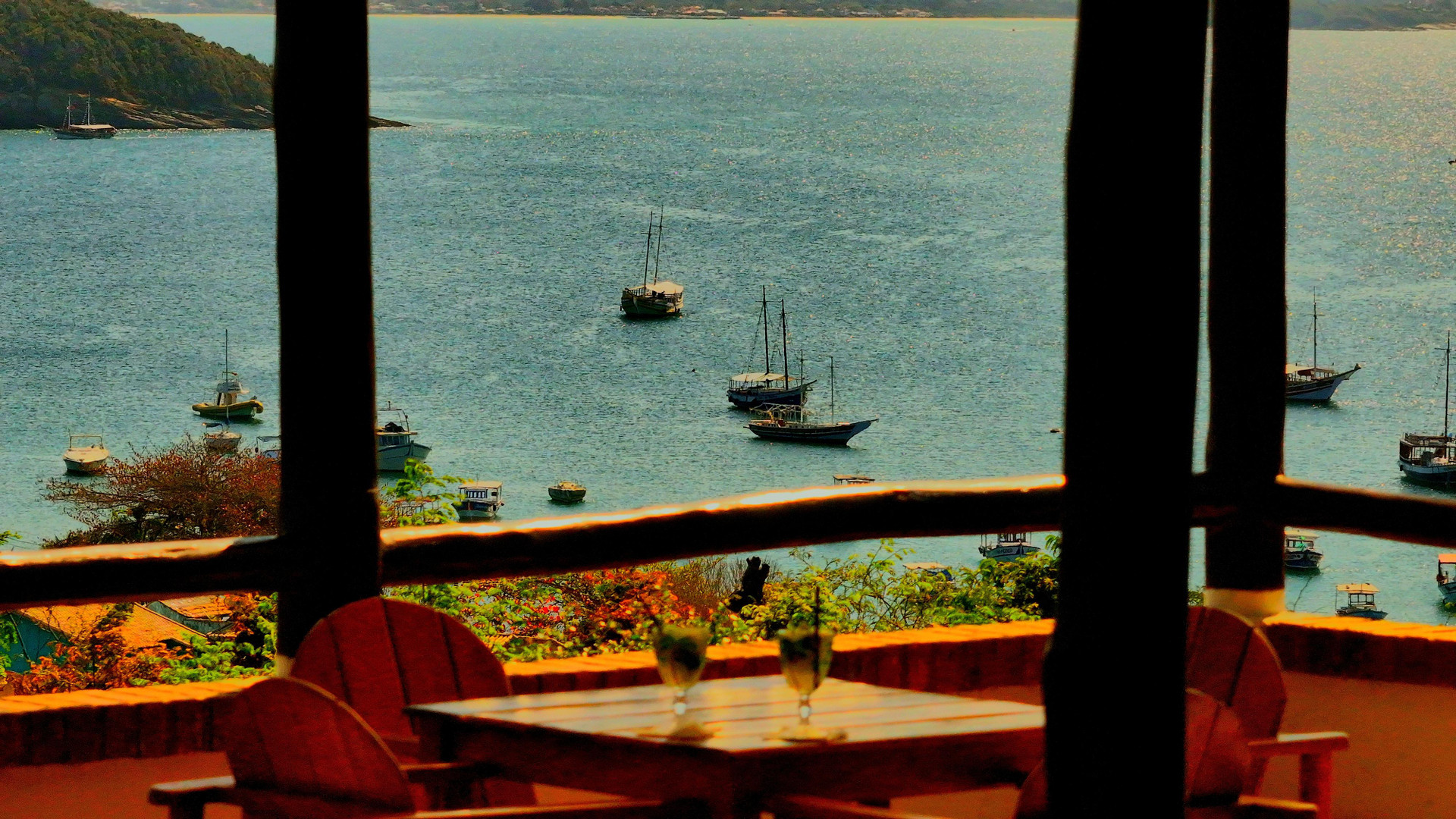 Vista Lobby Pousada Janellas do Mar