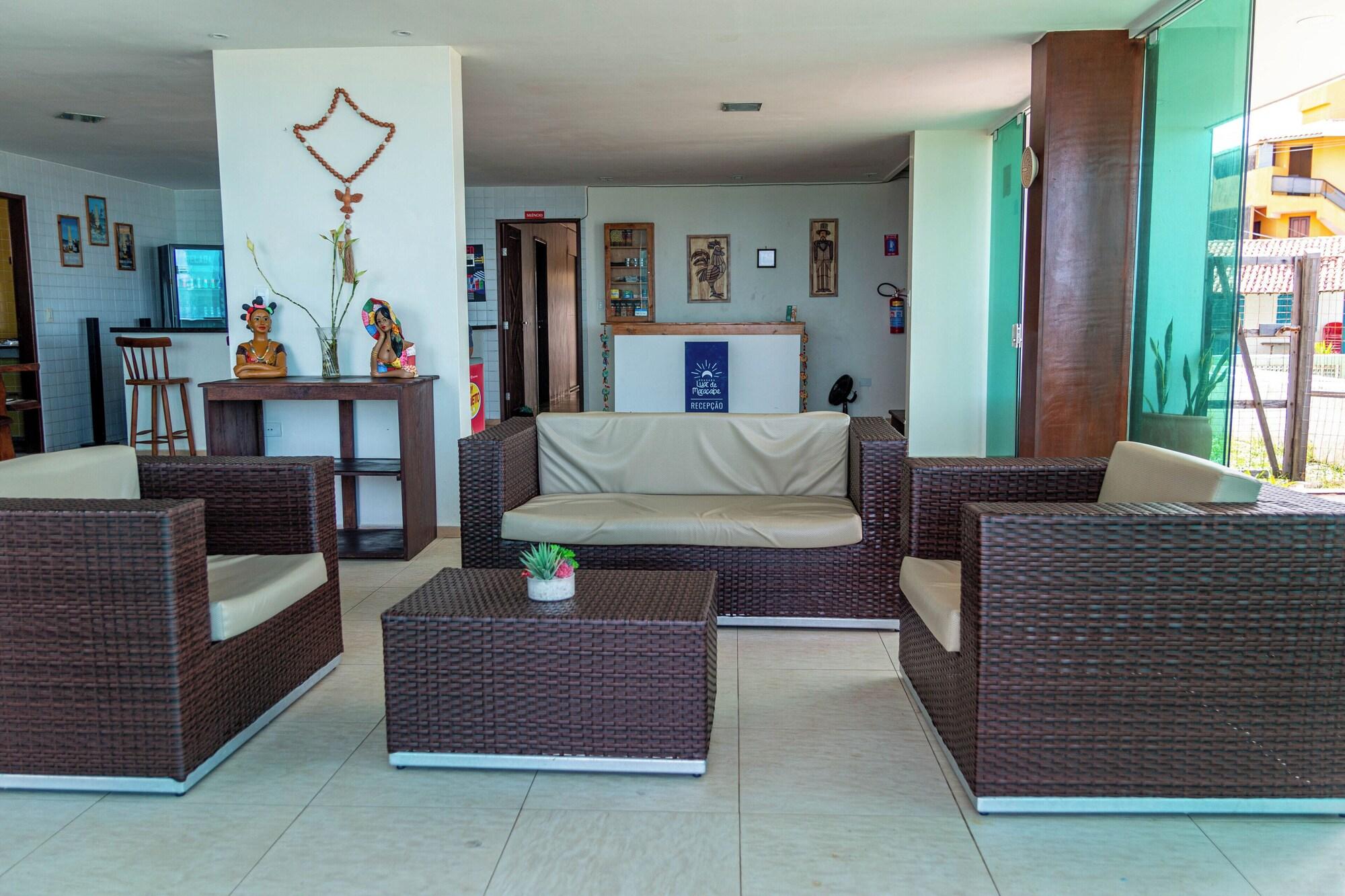 Vista Lobby Pousada Luar de Maracaípe