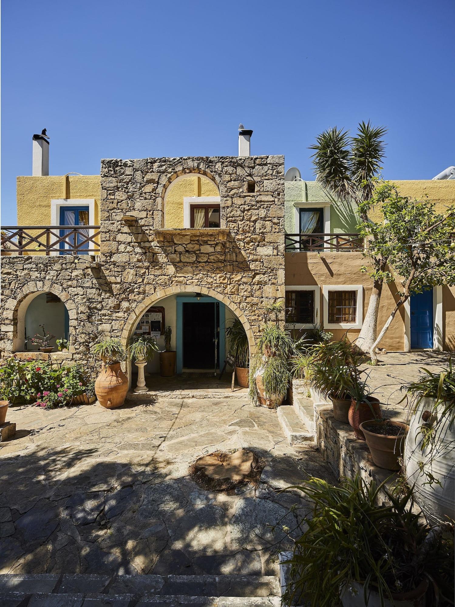 Vista Lobby Arolithos Traditional Cretan Village