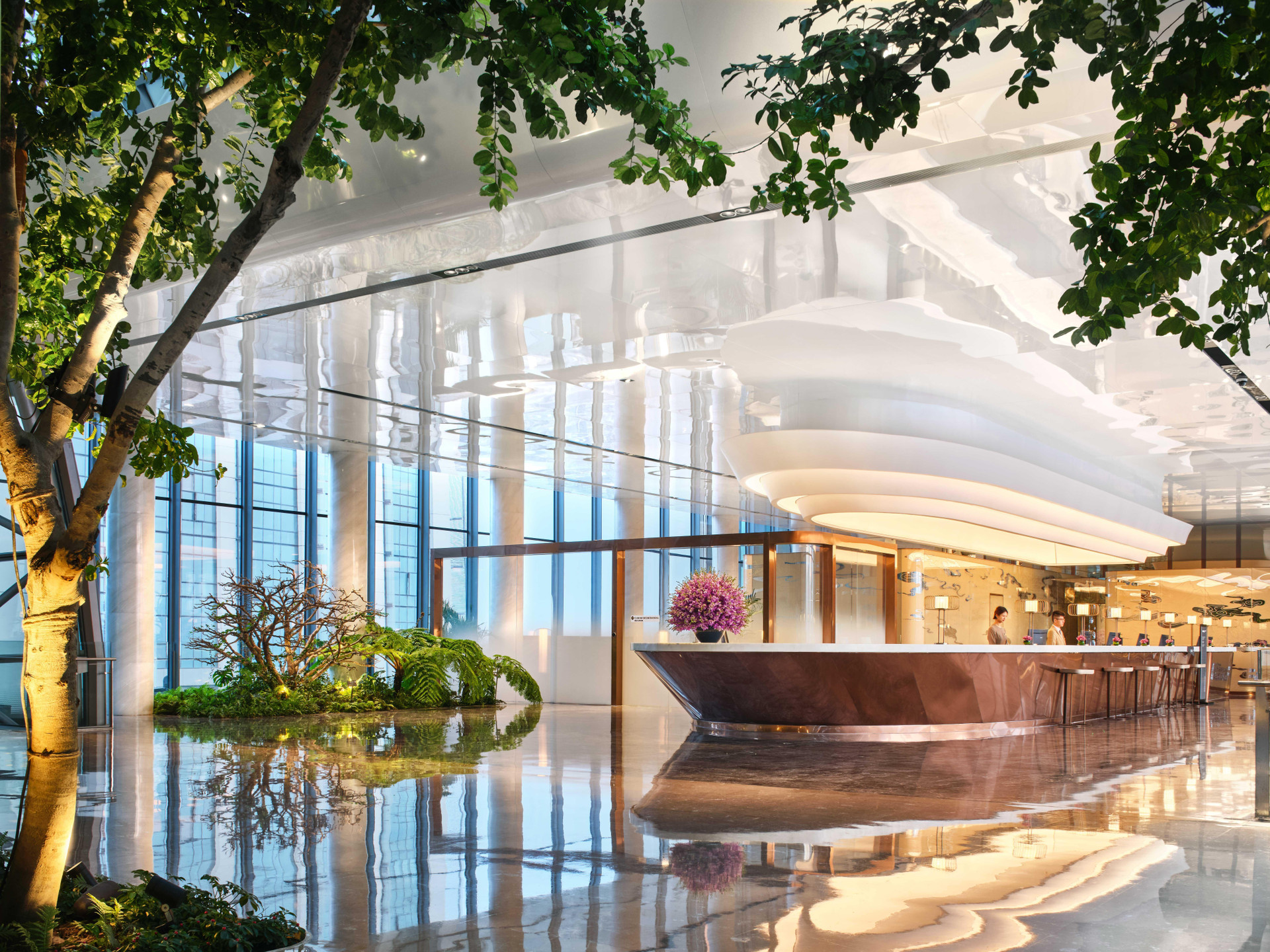 Vista Lobby Intercontinental Hotels Chongqing Raffles City