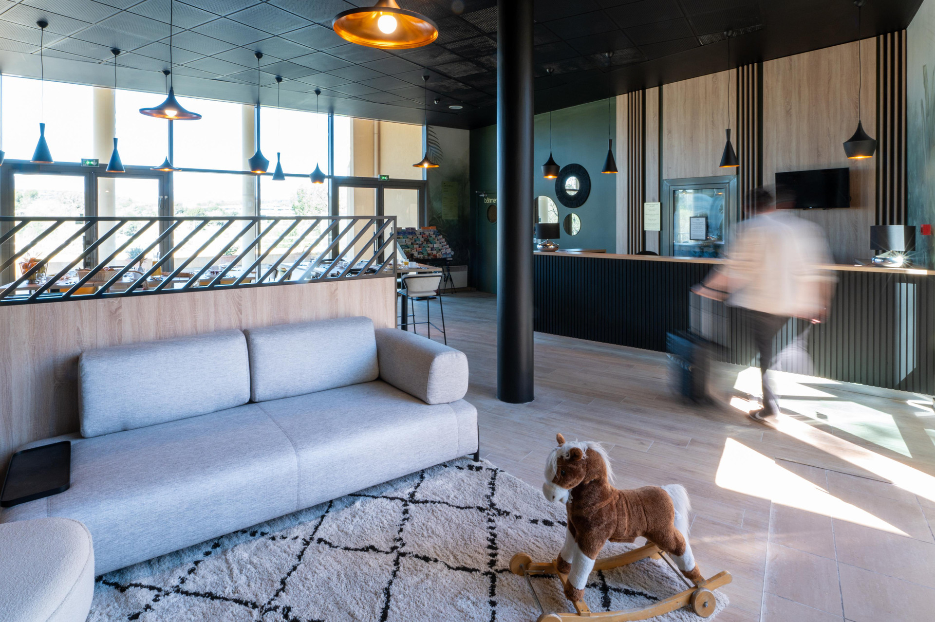 Vista Lobby Nemea Appart'Hotel Green Side Biot Sophia Antipoli