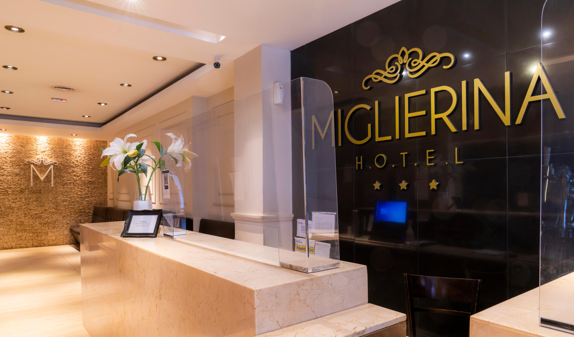 Vista Lobby Gran Hotel Miglierina