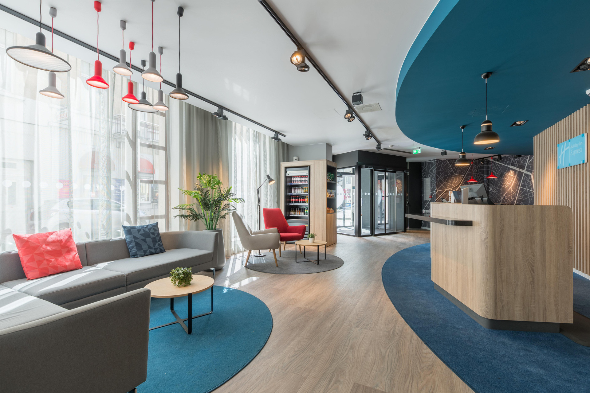 Vista Lobby Holiday Inn Express Brussels - Grand-Place by IHG