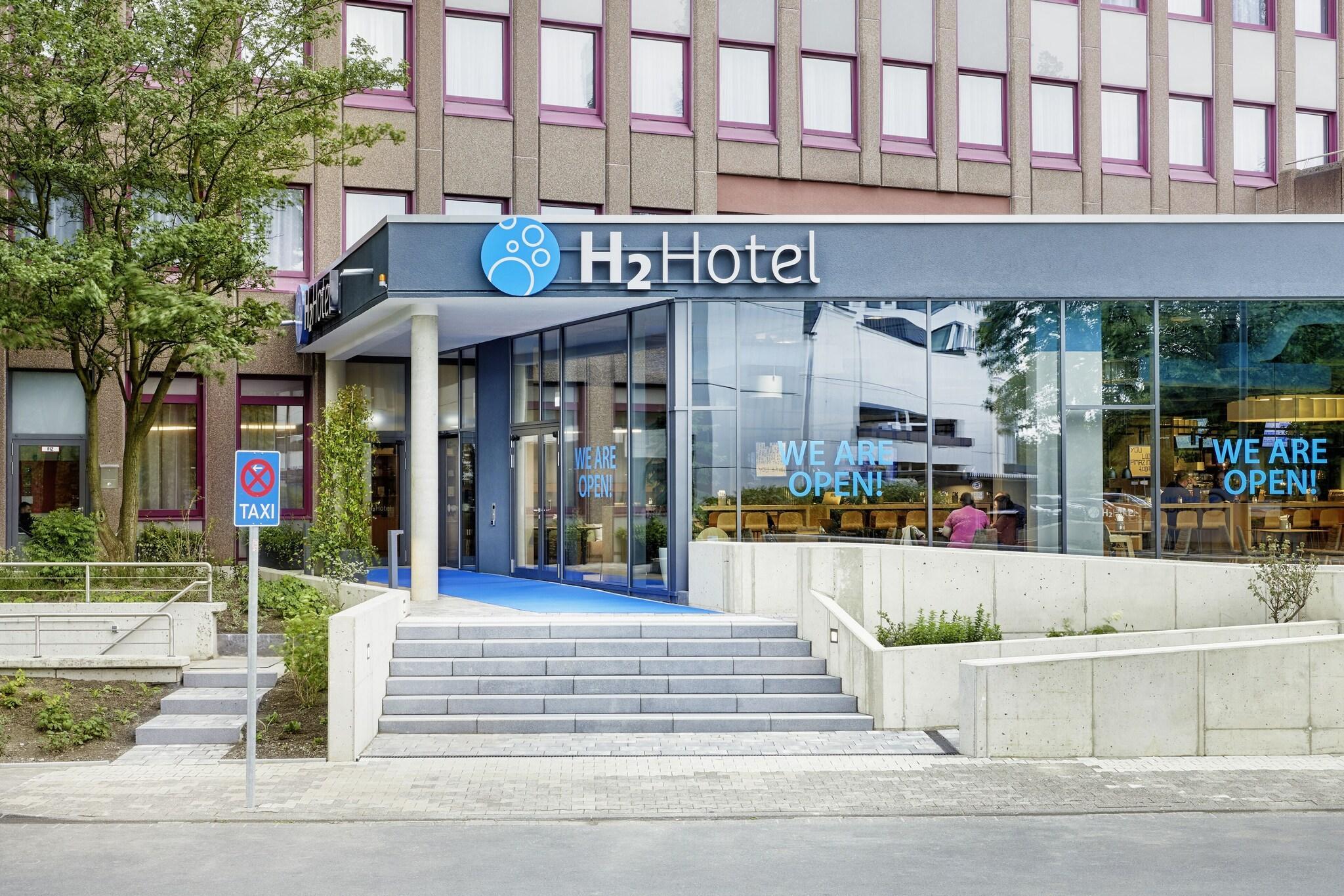 Vista Exterior H2 Hotel Düsseldorf Seestern