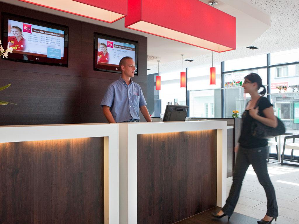 Vista Lobby ibis Basel Bahnhof