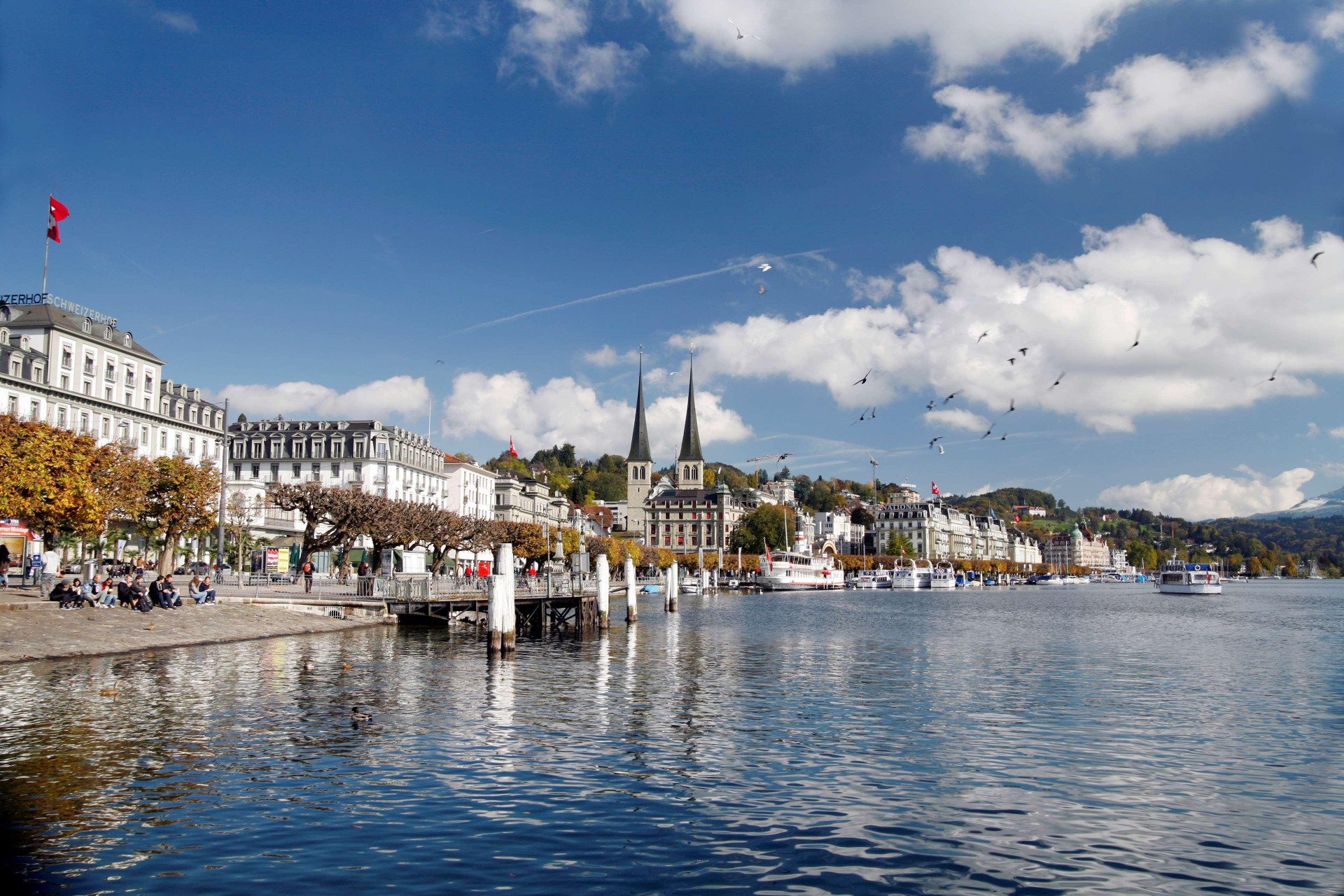 Vista Exterior Hotel Schweizerhof Luzern