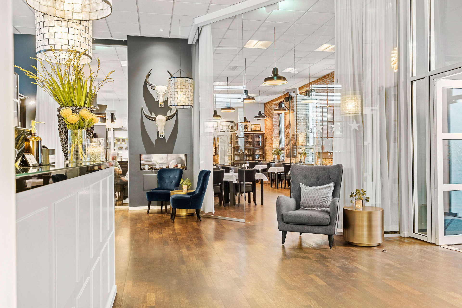 Vista Lobby Best Western Hotel Herman Bang