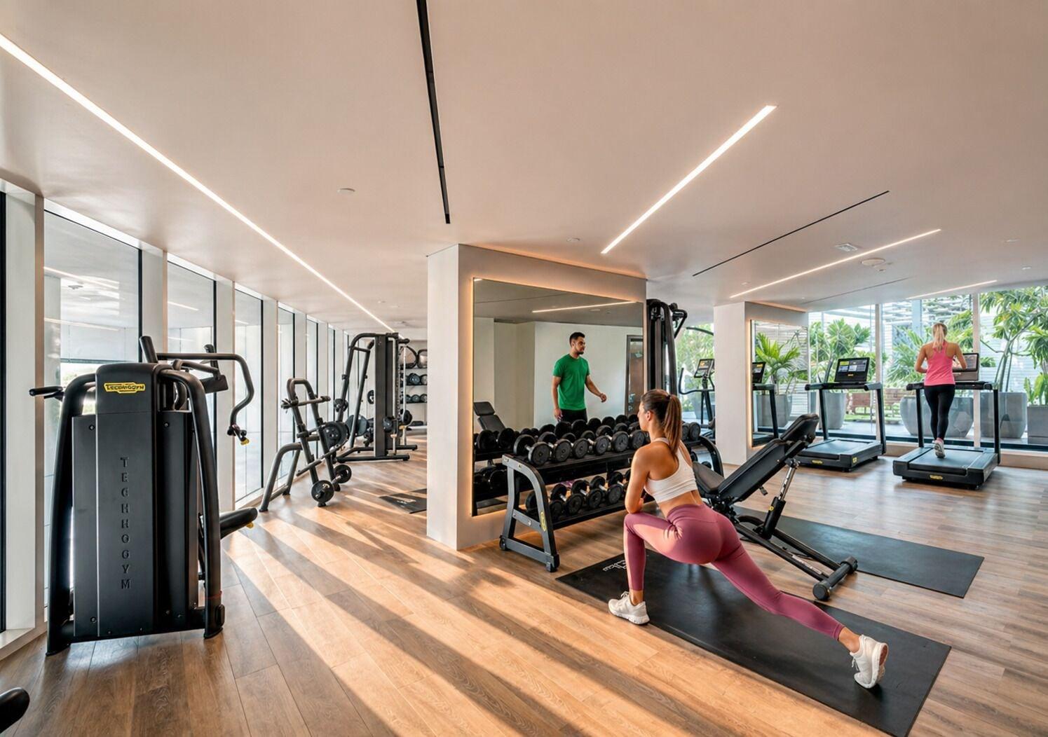 Gimnasio Millennium Central Dubai Downtown