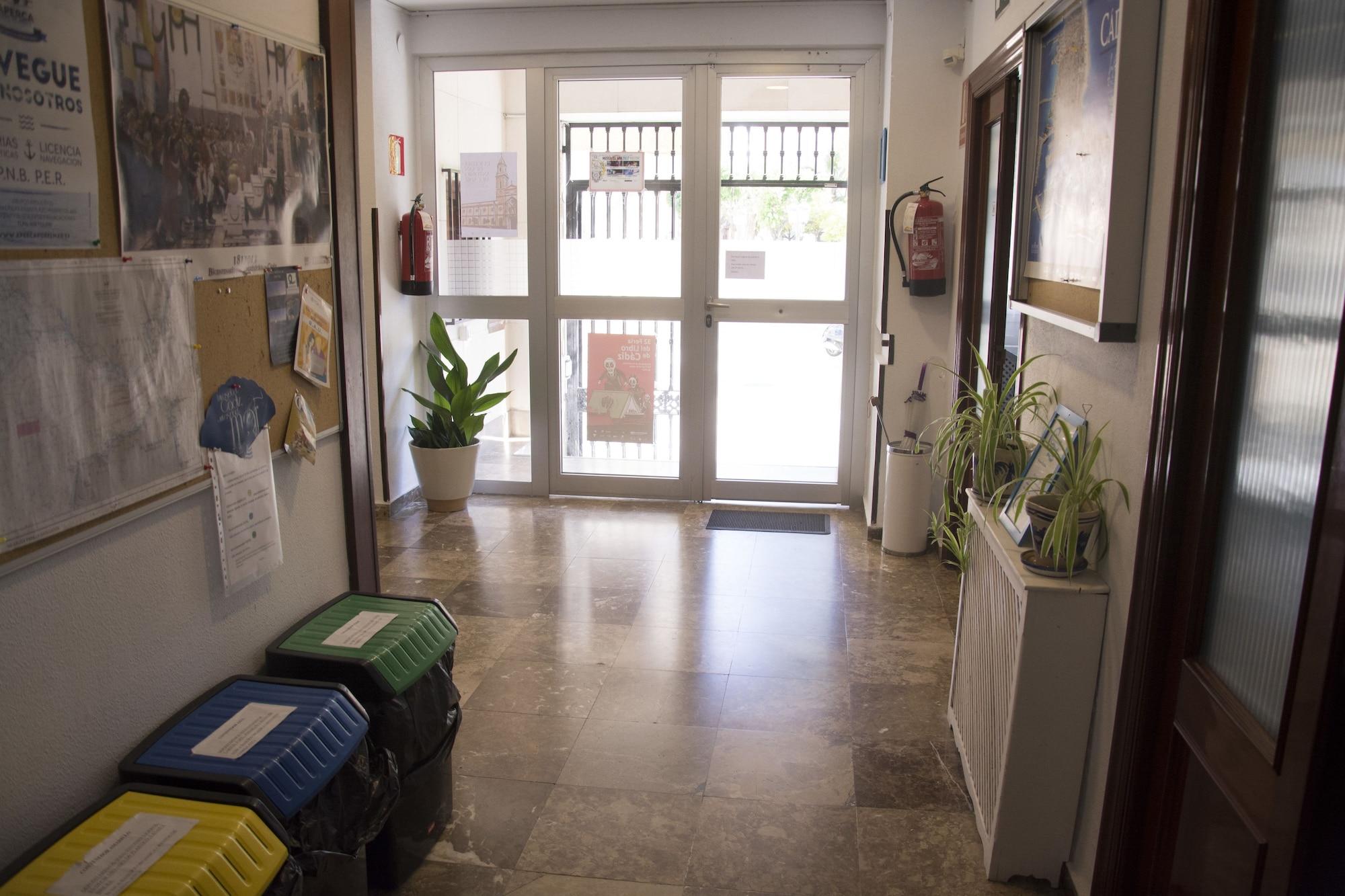 Vista Lobby Residencia de Estudiantes Cádiz Centro