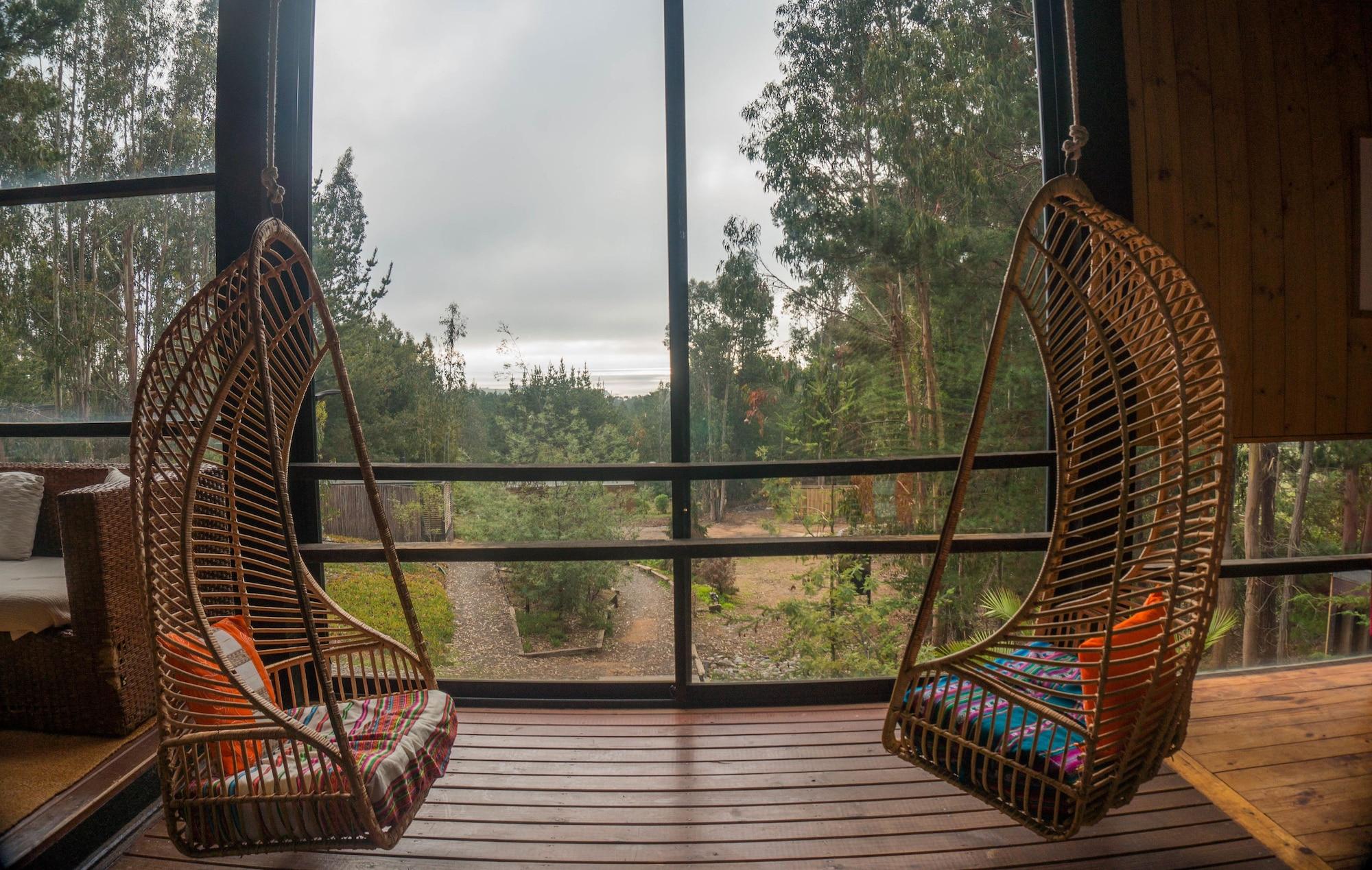 Vista Lobby Surf Lodge Posada Punta de Lobos