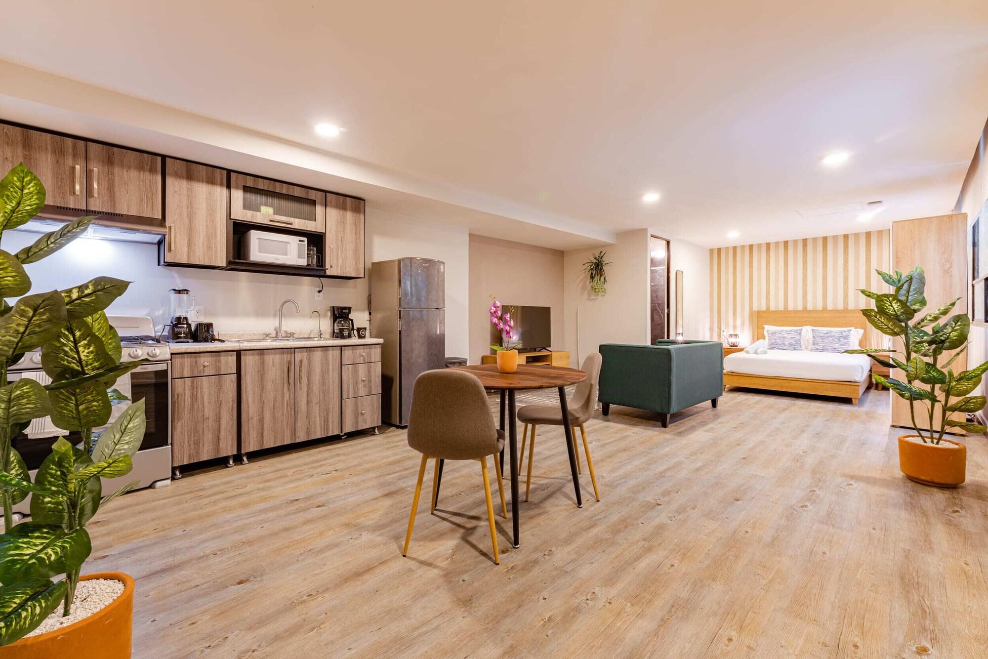 Set de Habitación Condesa Lofts & Residence Hotel by VH