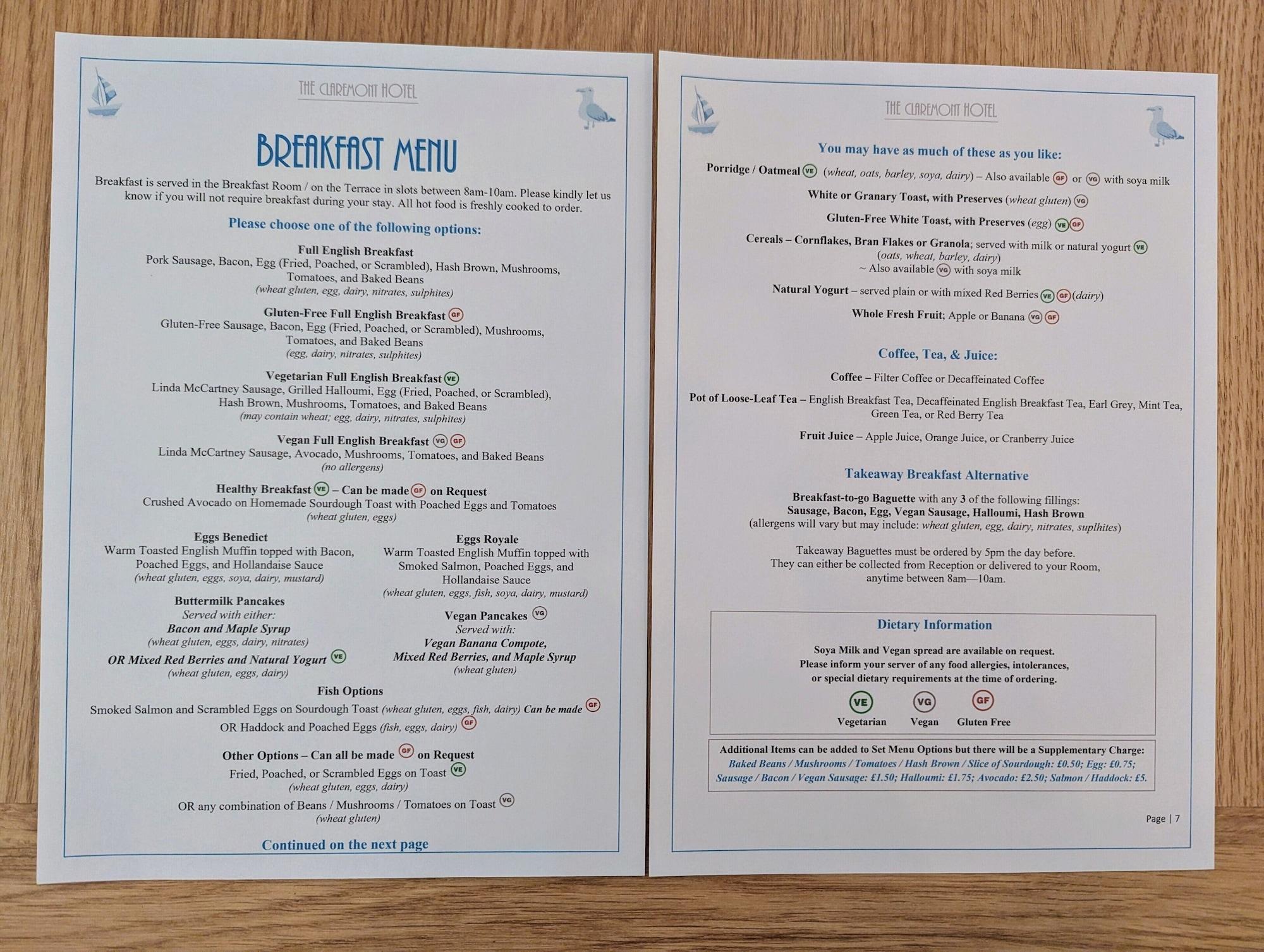 Restaurant The Claremont Hotel - Adult Only