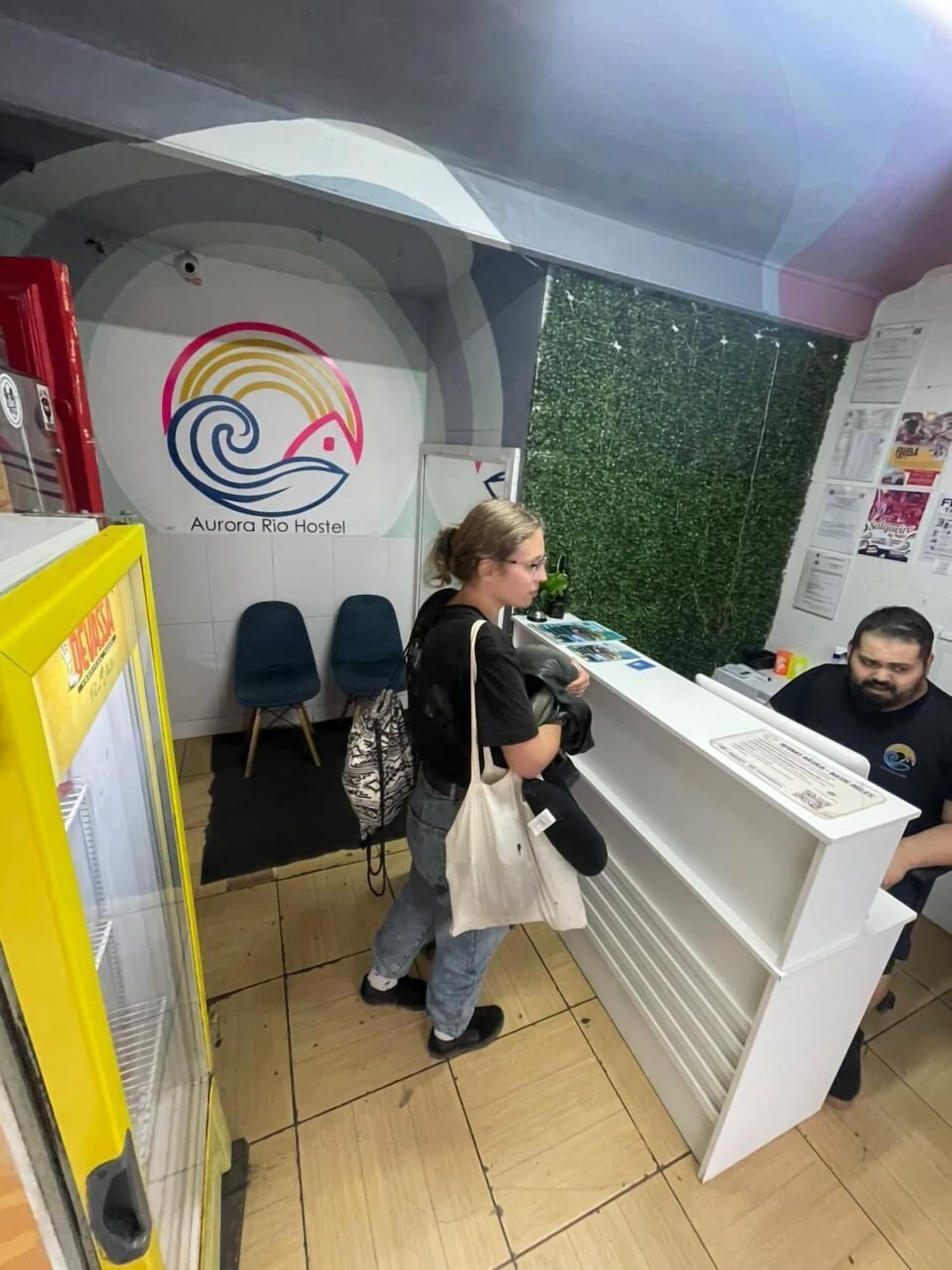 Vista Lobby Aurora Hostel Rio